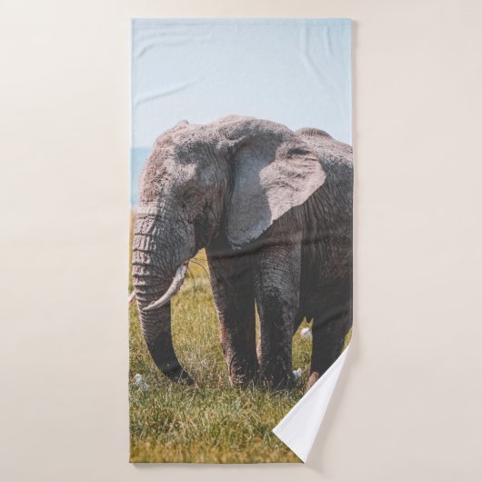 LOVELY ELEPHANT BADHANDDOEK (Badhanddoek)