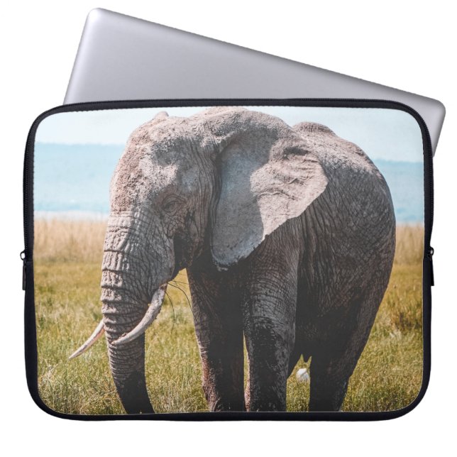 LOVELY ELEPHANT LAPTOP SLEEVE (Voorkant)