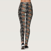 Lovely en Cute Red Panda verloren in gedachten, C Leggings (Achterkant)