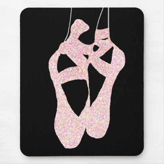 Lovely En Pointe Ballet Shoes Mousepad Muismat (Voorkant)
