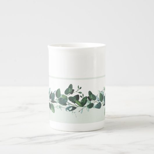 Lovely Eucalyptus Bandanical Bone China Mok (Voorkant)