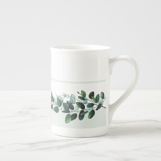 Lovely Eucalyptus Bandanical Bone China Mok (Rechts)