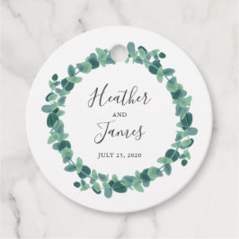 Lovely Eucalyptus Wedding Bedankjes Labels