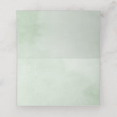 Lovely Eucalyptus Wedding Plaatskaartje (Binnenkant ongevouwen)