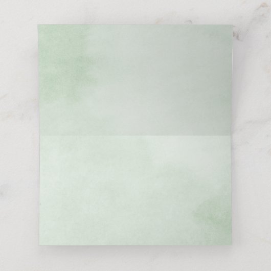 Lovely Eucalyptus Wedding Plaatskaartje (Binnenkant ongevouwen)