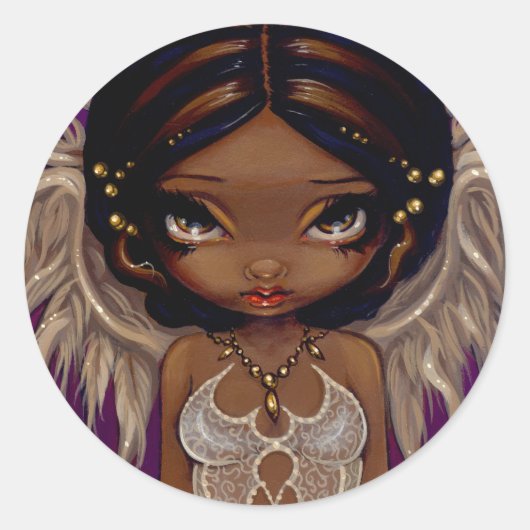 "Lovely Eyes" Sticker (Voorkant)