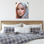Lovely Face Canvas Afdruk (Insitu (Slaapkamer))
