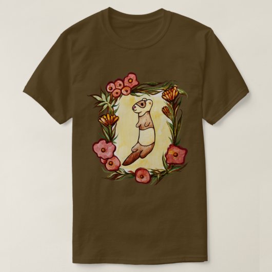 Lovely Ferret T-shirt (Design voorkant)