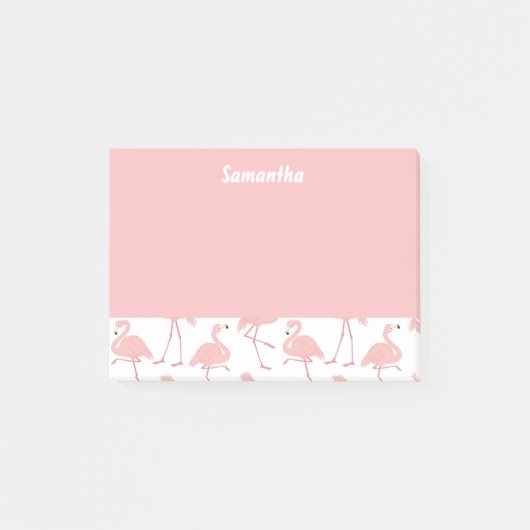 Lovely Flamingos Post-it® Notes (Voorkant)