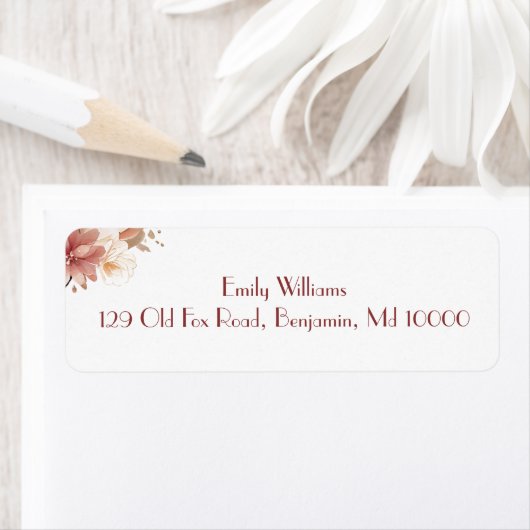 Lovely Floral Etiket (Insitu)