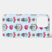 Lovely Floral Mason Jar Hearts Pattern Case-Mate iPhone Case (Achterkant (horizontaal))