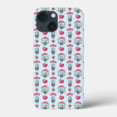 Lovely Floral Mason Jar Hearts Pattern Case-Mate iPhone Case (Achterkant)