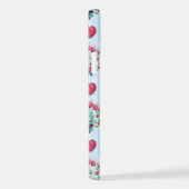 Lovely Floral Mason Jar Hearts Pattern iPhone Hoesje (Rechterkant)