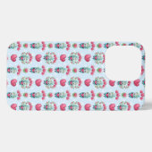 Lovely Floral Mason Jar Hearts Pattern iPhone Hoesje (Achterkant horizontaal)