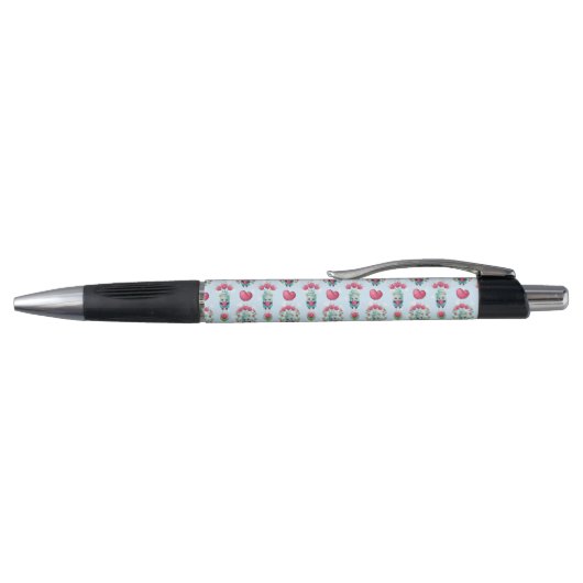 Lovely Floral Mason Jar Hearts Pattern Pen (Bovenkant)