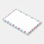 Lovely Floral Mason Jar Hearts Pattern Post-it® Notes (Schuin)