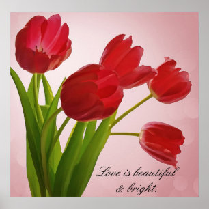 LOVELY FLORAL POSTER