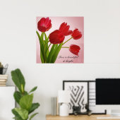 LOVELY FLORAL POSTER (Thuiskantoor)