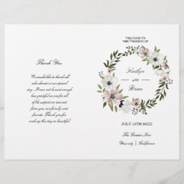 Lovely Floral - trouwprogramma