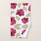 Lovely Floral Waterverf Bad Handdoek (Handdoek)