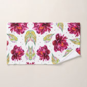Lovely Floral Waterverf Bad Handdoek (Handdoek)