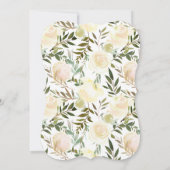 Lovely Florals | Waterverf bruiloft Kaart (Achterkant)
