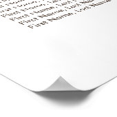 Lovely Florals | Waterverf Zitkaart Poster (Hoek)