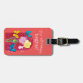 lovely flower tag -iris- bagagelabel (Voorkant horizontaal)