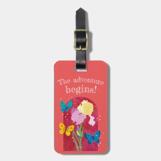 lovely flower tag -iris- bagagelabel