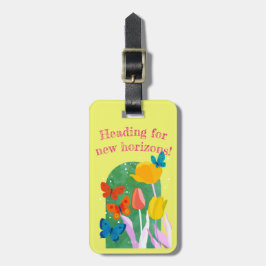 lovely flower tag -tulip- bagagelabel
