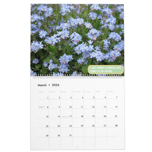 Lovely Flowers Kalender (Mar 2026)