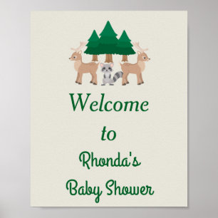 Lovely Forest Critters Poster