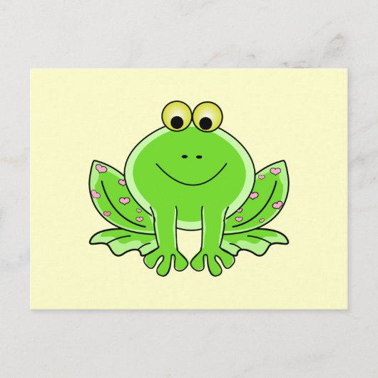 Lovely Frog Briefkaart (Voorkant)