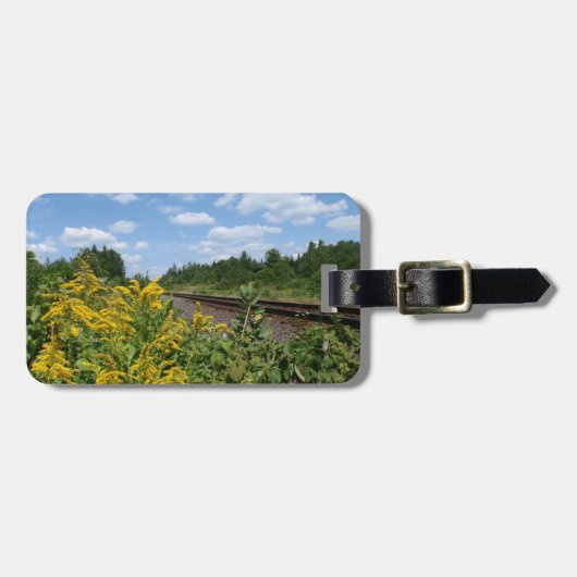 Lovely Garden and Rail Track Bagagelabel (Voorkant horizontaal)