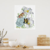 Lovely Garden Scene poster (Keuken)