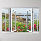 LOVELY GARDEN UITZICHT OCEAN COVE POSTER (Voorkant)