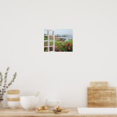 LOVELY GARDEN UITZICHT OCEAN COVE POSTER (Keuken)