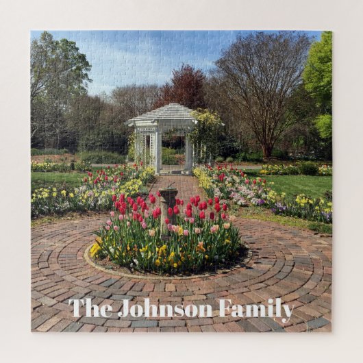Lovely Garden White Gazebo Legpuzzel (Verticaal)