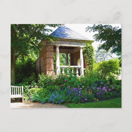 Lovely Gazebo Garden Briefkaart (Voorkant)