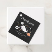 Lovely Ghost Halloween Baby shower Bedankt Bedankjes Labels (In situ)