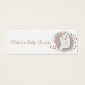 Lovely Ghost Halloween Baby shower Diaper Raffle Mini Visitekaartjes (Voorkant)