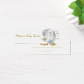 Lovely Ghost Halloween Baby shower Diaper Raffle Mini Visitekaartjes (Bureau)