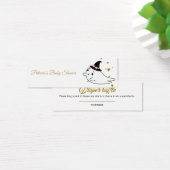 Lovely Ghost Halloween Baby shower Diaper Raffle Mini Visitekaartjes (Bureau)