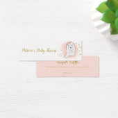 Lovely Ghost Halloween Baby shower Diaper Raffle Mini Visitekaartjes (Bureau)