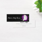Lovely Ghost Halloween Baby shower Diaper Raffle Mini Visitekaartjes (Bureau)