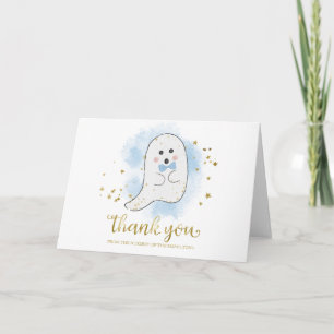 Lovely Ghost Halloween Baby shower - Hartelijk dan Kaart