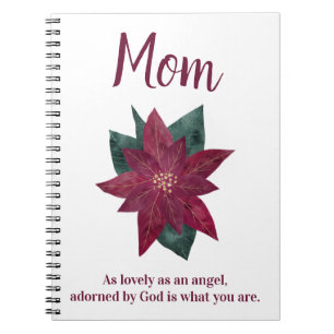 Lovely Gift voor mam Purple Flowers Notitieboek