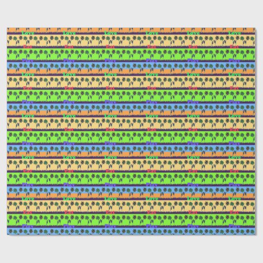 Lovely Girly Hakuna Matata kleuren Gifts.png Cadeaupapier (Vlak)