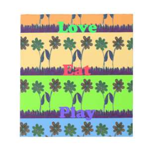 Lovely Girly Hakuna Matata kleuren Gifts.png Notitieblok