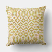Lovely Gold Art Deco Motif Cushion. Kussen (Achterkant)